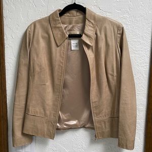 Plein Sud by Faycal Amor vintage tan leather jacket